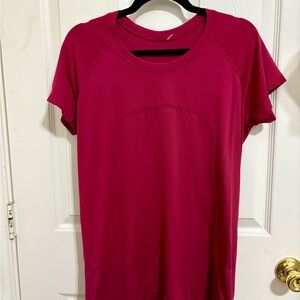 Lululemon Pink Swiftly Top